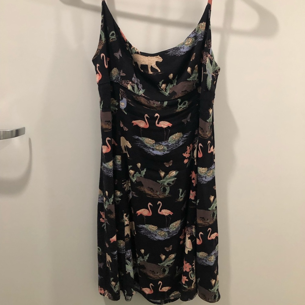 Reformation animal print dress